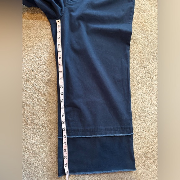 NWT Frye Nightfall Wide Leg Boho Raw Hem Cropped Pants - Picture 7 of 8